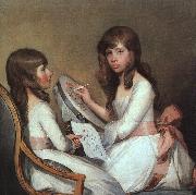 Gilbert Charles Stuart Miss Dick and her cousin Miss Forster Spain oil painting artist